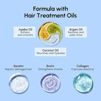 MAREE Deep Conditioning 10-In-1 Hair Mask for All Hair Types – Keratin Hair Treatment with Biotin, Natural Oils & Vitamins for Hair Care, Repair & Hydration – Tratamiento Mascarilla Para Cabello