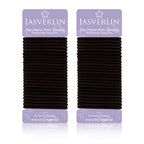 Dark Brown Hair Elastics Ties for Women, Small Hair Scrunchies Band Ponytail Holders No Damage No Pull No Slip for Thick Thin Hair 50 pieces (Dark Brown)