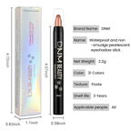 Kaely Cream Eye Shadow Sticks, Copper Shimmer Eyeliner Pencil Eyeshadow Palette Makeup, Eye Highlighter Brightener Stick for Older Women Waterproof Pigmented, sombras para ojos, New-57