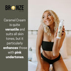 Caramel Cream Tanning Mousse | Easy Application & Instant Gratification | Dries Immediately Without Leaving You Sticky | Non-Scented, Streak Free