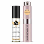 CA Perfume Duo Impression of Chancellor For Women Perfume Layering Set Long Lasting Travel Size EDP + Body Oil Roll-On Bottle 0.27 Fl Oz+0.33 Fl Oz