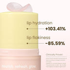 Honey & Collagen Lip Butter, Hydrating Lip Treatment, Overnight Lip Mask, Moisturizing Lip Balm with Jojoba Oil & Squalane, Lip Care, Korean Skin Care (0.45 oz)