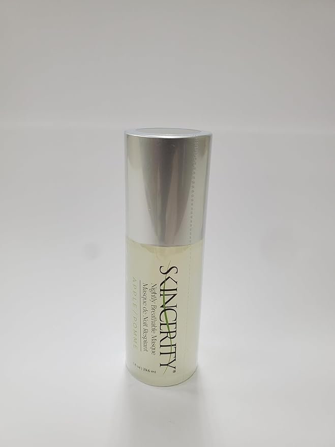 Nightly Breathable Masque - Apple, Grapeseed Oil and Vitamin E, Anti-Aging, Reduce Pore Size and Wrinkles, Hydrating and Nourishing, Radiant and Brightened Complexion