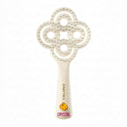 Simetra Detangler Hair Brush for Woman and Men, Original Detangling Brush for Curly Hair/Fine &Thick/Wet & Dry Hair, Holiday Present Hairbrush - Natural Crystal Inlay & 14K Gold Plating