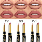 evpct 3Pcs Dusty Antique Rose Lip Liner and Lipstick Set Kit for Women Nude Beige Mauve Matte Fall Lipstick Shades Set Lip Stain Long Lasting Lipstick 24 hour Waterproof and Lip Liners Pencil Set