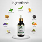 Seddy Itchy Scalp Relief Hair Oil - Scalp Treatment Oil, Instant Soothe, Anti Dandruff with Tea Tree & Peppermint Oil - Relieve Itchy, Dry Scalp - All Hair Types -For Men, Women, & Kids -1.7 Fl. Oz