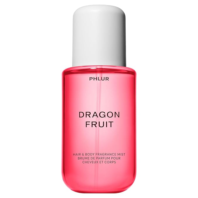 PHLUR Dragon Fruit Body Mist - Hair & Body Fragrance Mist - Dragon Fruit, Peony, Sandalwood & Vanilla Body Spray (8 Fl Oz)