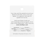 Kind Lips Lip Balm - Nourishing & Moisturizing Lip Care with Shea Butter, Beeswax & Vitamin E | Georgia Peach Flavor | 0.15 Oz (Pack of 5)