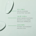 Tea Tree & Aloe Exfoliating Scrub - Dermatologist Tested, Multi-Tasking Cleanser, Clears Skin - Anti-Aging, Clean Beauty, Cruelty-Free Korean Skincare for All Skin Types - 6.76 Fl Oz / 200ML