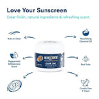 KINeSYS Reef Safe Natural Mineral Zinc Oxide Sunscreen, Rubs in Clear, SPF 30, Broad Spectrum UVA/UVB protection for Face and Body; Alcohol, PABA & Oxybenzone FREE, Peppermint & Rosemary Scent, 60 G