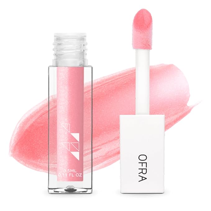 Ofra Lip Gloss - Glossip | Non Sticky, Ultra-Glossy Lip Gloss | Long Lasting Formula for a Smooth, Hydrated Finish | 3.5ml/1.1oz