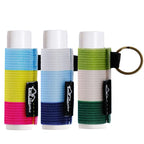 WK IEASON - Lip Balm Holder Keychain Clip On Lipstick Sleeve Lip Gloss Sleeve Holder Keychain (Colorful strip)