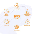 Thinkkids Safe Mineral Sunscreen SPF 50+, 3 Fl Oz, Natural, Water Resistant Reef Safe Sunscreen for Children, Broad Spectrum UVA/UVB Sun Screen