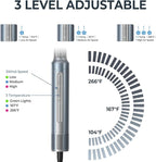 Hair Dryer Brush, Blow Dryer Brush with Attachments,110000 RPM Curly Twist 6 in 1 Air Style, Professional Ionic Hair Styling Tool, Left & Right Air Curler, Volumizer