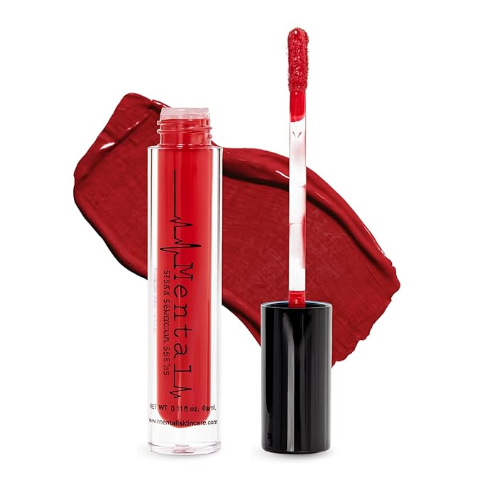 Hydrating Red Tinted Lip Gloss – Weightless Formula with Soft Luminous Finish & Smooth Color Payoff - Non-Sticky Lip gloss for Women for Long-Wear & Buildable Pigment – 0.11 Fl Oz.