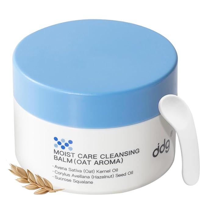 ddg Cleansing Balm–Makeup Remover Balm for Sensitive Skin,Eye Makeup Remover,Facial Cleanser for Waterproof Removal,Vegan Plant Oils,Nourishing & Hydrating,1.69 fl oz/50ml