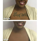 Dermaflage Tattoo Cover Up Makeup (Dark) - Bruise Full Coverage Concealer - Full Coverage Waterproof Concealer for Bruise, Scars & Acne - Smudge Proof Body Makeup Palette with 3 Pro SFX Shades + Brush