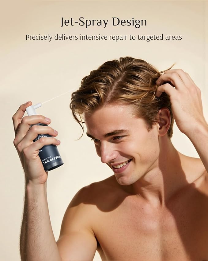 DR ZERO 3% Redensyl Hair Growth Serum for Men, Hair Scalp Serum Spray for Hair Loss and Regrowth, Clinically Tested for Hair Thinning Therapy and Scalp Care, Japanese Hair Treatment, 60ml