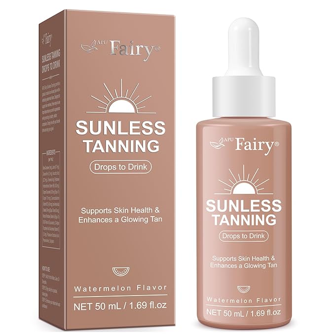 Tanning Drops to Drink - Sunless Tanning Drops To Drink - Bronze Tanning for Face and Body, Promotes Healthy Skin, Suitable for All Skin Types
