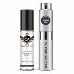 CA Perfume Duo Impression of Drakkar Dark For Men Perfume Layering Set Mens Cologne Long Lasting Travel Size EDP + Body Oil Roll-On Bottle 0.27 Fl Oz+0.33 Fl Oz