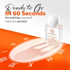 modelones Nail Polish Top Coat Base Coat 3-in-One, 15 Ml Clear Nail Strengthener Quick Dry Long Lasting Shine Chip Fade Resistant Nails Protect Care Gifts for Women