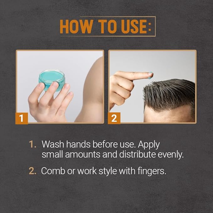 Woody's Hair Clay for Men – Matte Finish, Styling Pomade for Men Stronghold, Firm and Flexible Control, 3.4 oz. 2-Pack