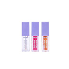 Naked Sundays SPF50 Go & Glow LIP OIL Trio - Hydrating Lightweight Lip Gloss with SPF Protection for Soft & Glossy Lips, Non-Sticky, Vegan (Watermelon