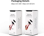 120pcs replaceable sandpaper refill discs