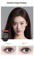 Double-Ended Lower Lash Stamp Eyeliner Pen - Waterproof Smudge-Proof (Black) | Easy Fake Eyelashes Stamp Tool with Precision Tip | Vegan & Cruelty-Free