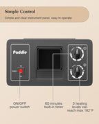 SyyBhb Professional Hooded Conditioning Salon Hair Dryer 1000W with Stand, 60-Minute Timer, Temperature Adjustable, Angle & Height Adjustable Downdraft Hood