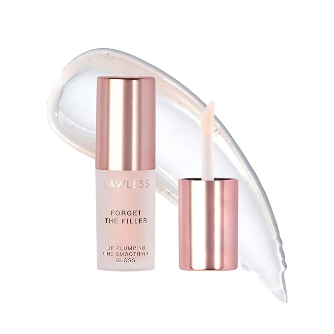 LAWLESS Women's Mini Rosy Outlook Lip Plumper, Rosy, Pink, 0.058 Fl Oz