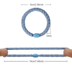 Funtopia High Elastic Hair Bands - 30 Pcs No Crease Soft Ponytail Holders & Sports Hair Ties for Thick Hair