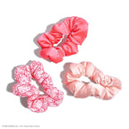 Hello Kitty x Kitsch Matte Satin Scrunchies for Women - No Crease Hair Ties No Damage | Scrunchies for All Hair Types | Stylish & Comfortable, For Ponytails & Buns | Ideal Gifts for Women - 3pcs