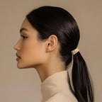 10 Packs Star Hair Ties with Gold Beads – Thin Elastic Ponytail Holders Hair Accessories for Women