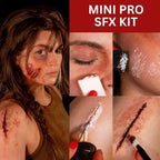Mehron Special FX Mini-Pro Makeup Kit | Professional SFX Makeup for Halloween, Cosplay, Stage & Film | Made in USA | Complete Kit with Tools & Instructions