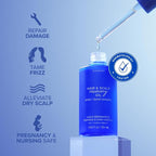 AAVRANI Hair & Scalp Recovery Oil - Rosemary, Bond Complex, & Amla Treatment for Damaged Hair, Frizz Control, & Hair Growth - Vegan - 1.69 Fl Oz