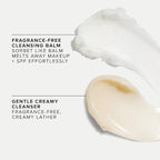 Farmacy Gentle Double Cleanse Skincare Gift Set - Fragrance-Free Gentle Creamy Face Cleanser & Makeup Remover Cleansing Balm - Melts Away Makeup & Helps Promote Healthy Skin (2 Count)
