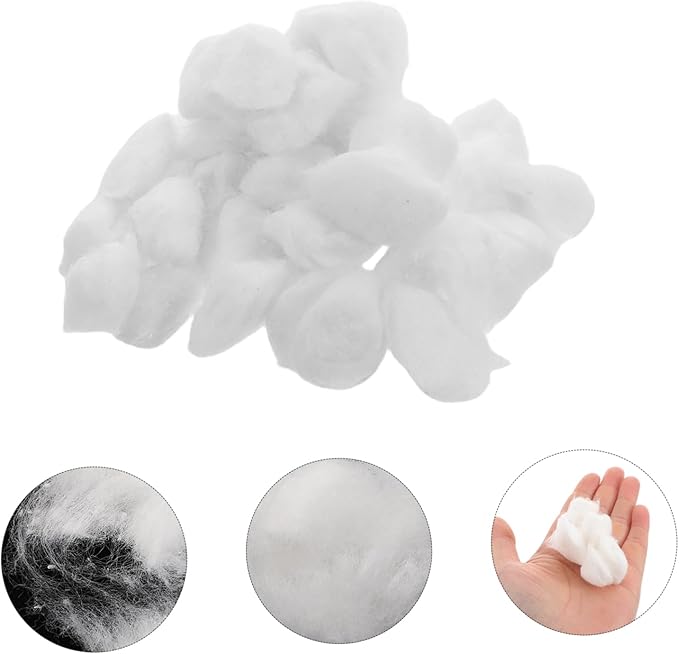 2pack Cotton Balls for Makeup Removal Lotion Applicator Nail Polish Remover Pads Washable for Daily Use