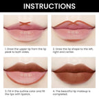 evpct 1Pcs Brown Matte Lip Liner and Lipstick Combo Set Kit for Women, Magic Neutral Lipsticks 24 Hours Original Lipstick and Lips Liner Pencil Stain Gloss Plumper Makeup Long Lasting Waterproof 38