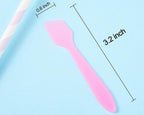 100 Pack 3.2 Inch Cosmetic Spatulas/Small Plastic Spatula
