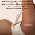 Sunless Tanning Lotion–100% Organic-Medium/Dark Tan, Natural Self Tanner, Non Toxic Gradual Tanning Moisturizer, Streak-Free Self Tanning lotion for body, Sunless Tanner for Fake Tan for Women & Men