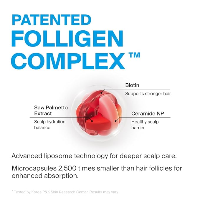 Dr.FORHAIR Folligen Deep Clean Cooling Shampoo | Korean Hair Care | Clarifying & Cooling Scalp Shampoo, Anti Dandruff | For Hair Thickening & Fuller Looking, 16.91 fl oz