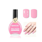 16.5ml Baby Pink Nail Polish Large Volume Quick Dry Nail Polish, Long Lasting Shine, Fingernail Toenail Nail Art DIY Home Travel Nail Art Gift