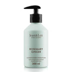 Jean & Len Rosemary & Ginger Conditioner, for dull and lackluster hair, provides intensive care and improves combability, with a spicy scent, without parabens or silicones, 10.14 Fl. Oz.