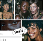 Fazit Makeup Patches - Silver Speckles - Glow Up Make-Up Patches - Cute Glitter Makeup Accessories for Women - Cosmetic Glitter for Face