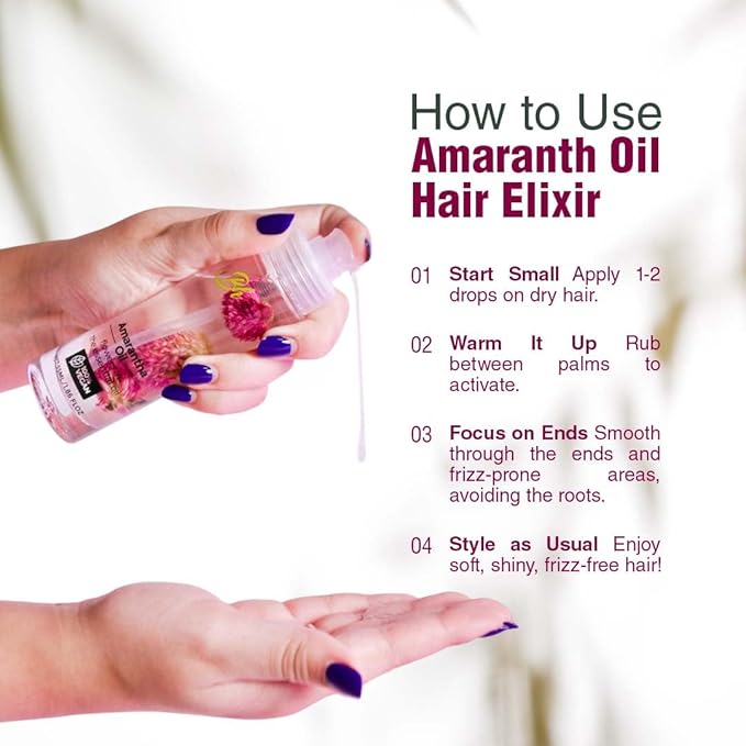 Bellahair |Revive, Strengthen & Shine with Our Luxurious Natural Hair Oil – Powered by Amaranth Oil for Hair Growth, Frizz Ease, Split End Repair, and Deep Hair Care Hydration