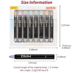 8Pcs Glitter Eye Shadow Sticks Liner Pencils Makeup Set, Desert Mocha Beige Gold Light Purple Pink Sky Dazzling Blue Geen Glitter Shimmer Eyeliner Pencil Cream Eyeshadow Palette Makeup for Older Women