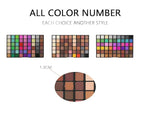 162 Colors Hightlight Eyeshadow Palette Makeup Gift Set, FantasyDay Professional Long Lasting Waterproof Matte Highly Pigments Shiny Shimmers Glitter Makeup Palette Colorful Cosmetic Eye Shadow Pallet
