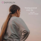 100 pcs Seamless Cotton Hair Ties, Thick Hair Elastic Bands Soft No Damage Ponytail Holders for Women Girl 1.5 inch (5 Colors)