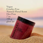 Nopalera Hibiscus Cactus Flower Exfoliant - Exfoliating Face & Body Scrub, 3-in-1 Cleanser, Exfoliator, & Moisturizer, Vegan, Cruelty-Free, Natural Floral Scent, Dye Free, 6 oz.